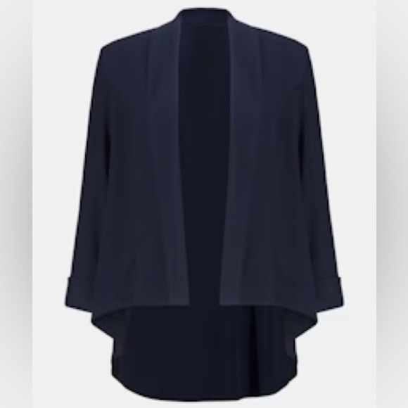 ⚡️ Joseph Ribkoff Navy Blue size 16 shawl - Picture 4 of 12